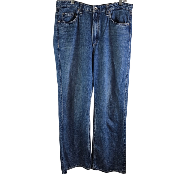 Rag & Bone LORI Midrise Wide Leg Jeans In 30 - Picture 2 of 8